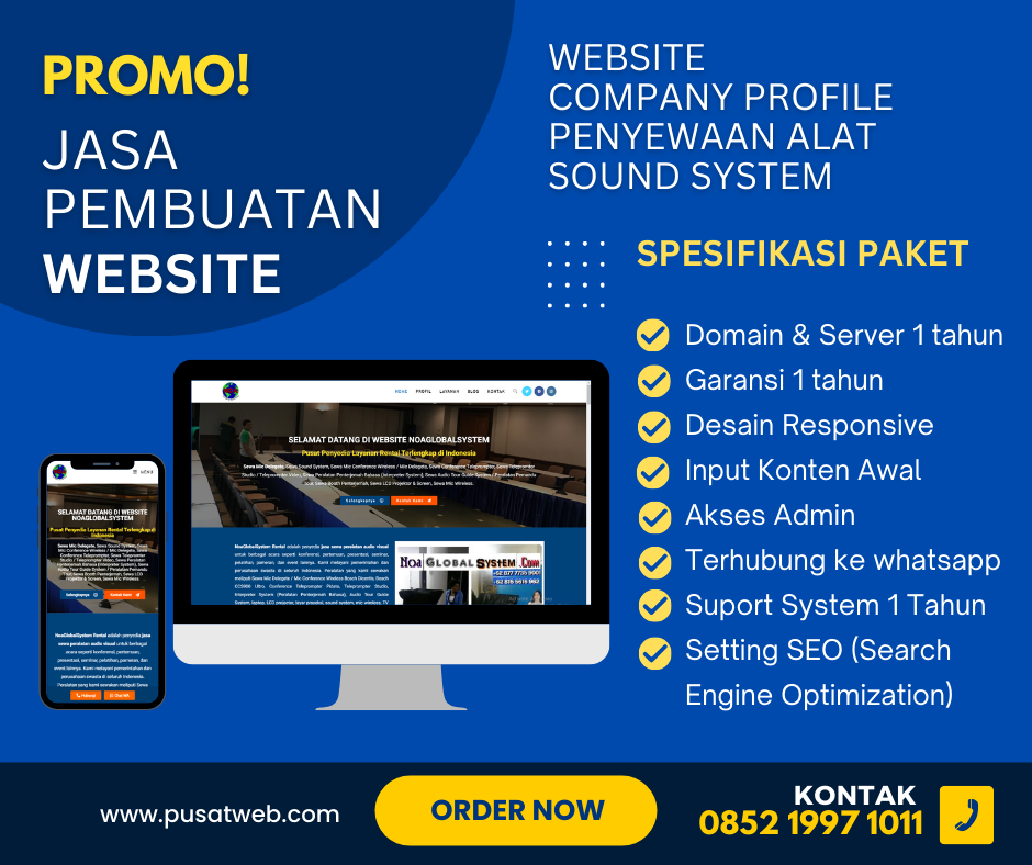 promo pembuatan website penyewaan
