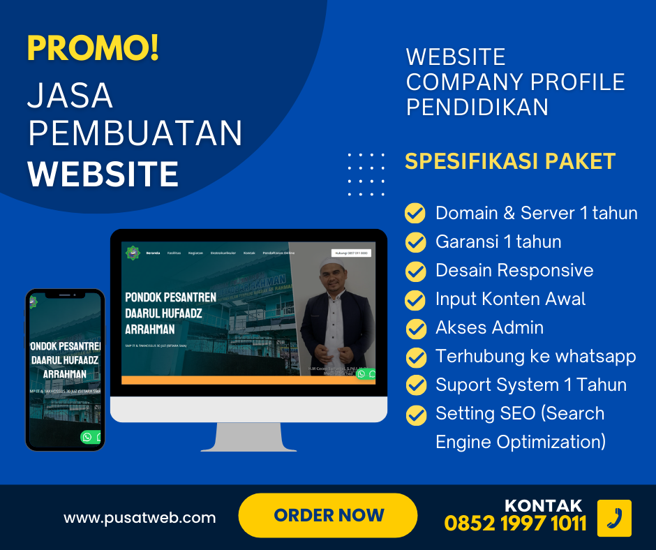 promo pembuatan website sekolah