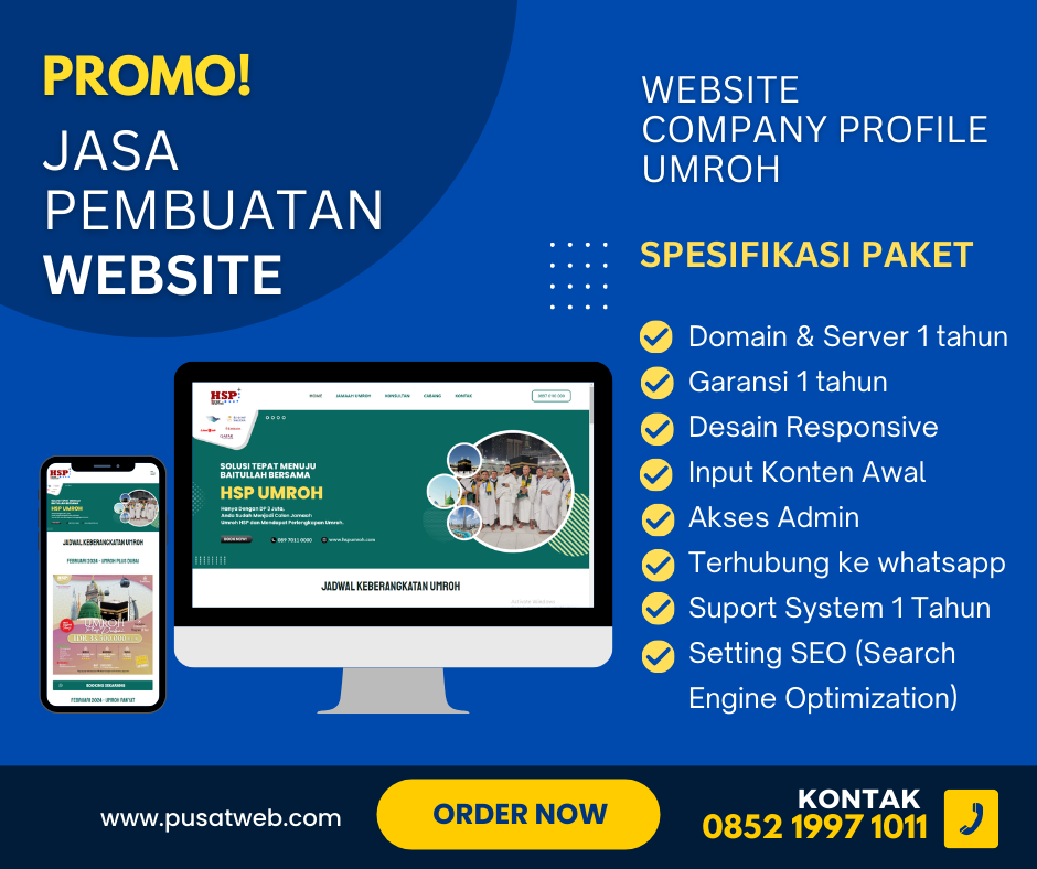promo pembuatan website umroh