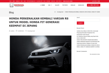 Jasa Pembuatan Website Sales Mobil Honda 7
