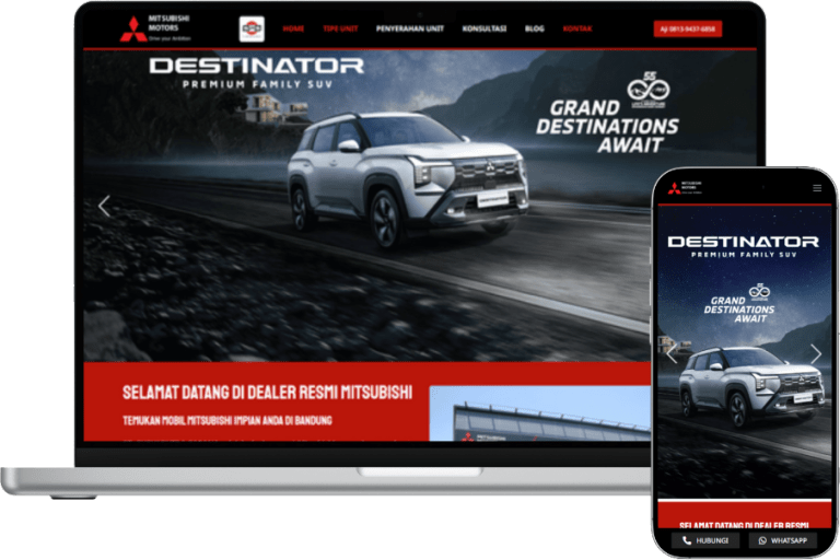 Jasa Pembuatan Website Sales Mobil 1