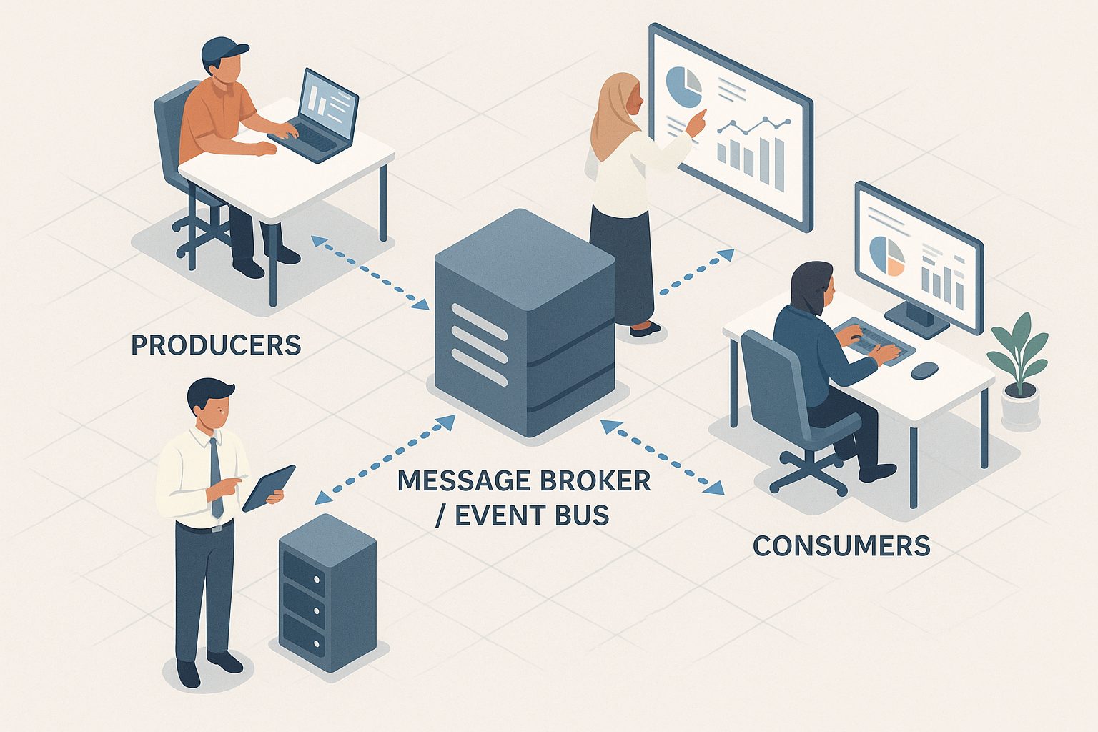 Arsitektur Event-Driven untuk Software Custom Anda