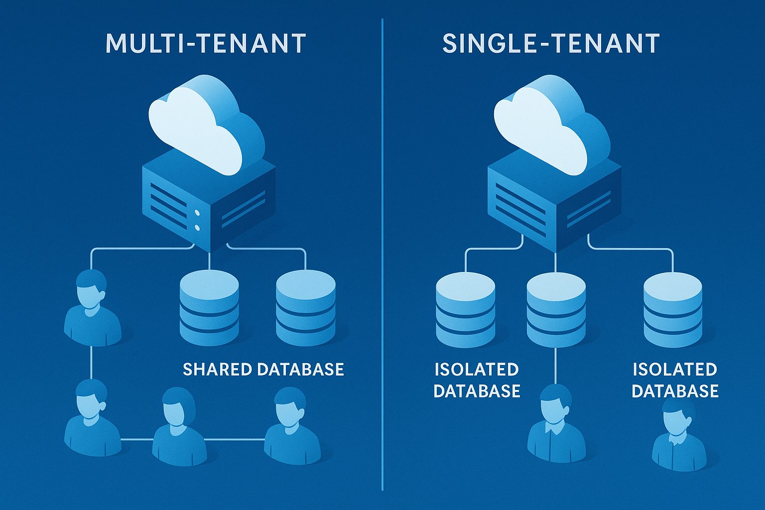 Multi-Tenant vs Single-Tenant pada Software Custom SaaS